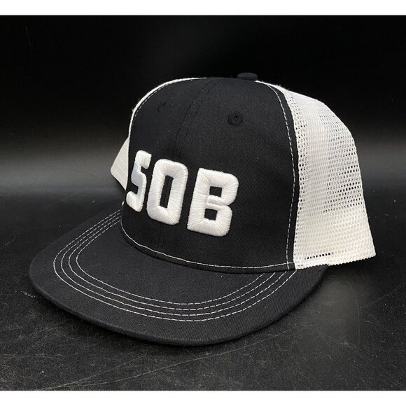 Subaru Other - SOB Subaru Of Bend Oregon Snapback Mesh Trucker Hat Black White